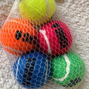 Colorful Tennis Balls Set
